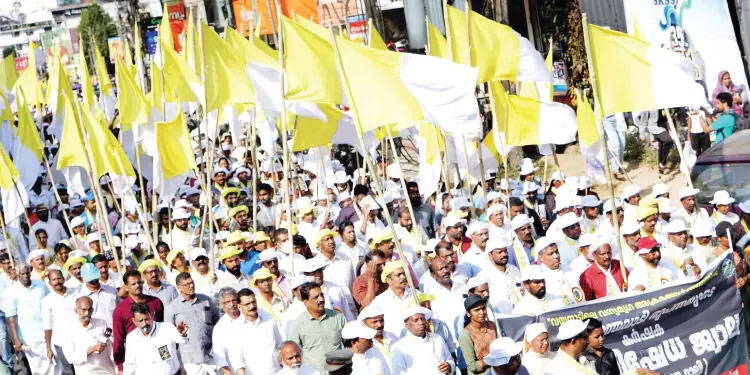വയനാട്ടിലെ വന്യജീവി ആക്രമണം: കത്തോലിക്ക കോണ്‍ഗ്രസ് റാലി പ്രതിഷേധക്കടലായി