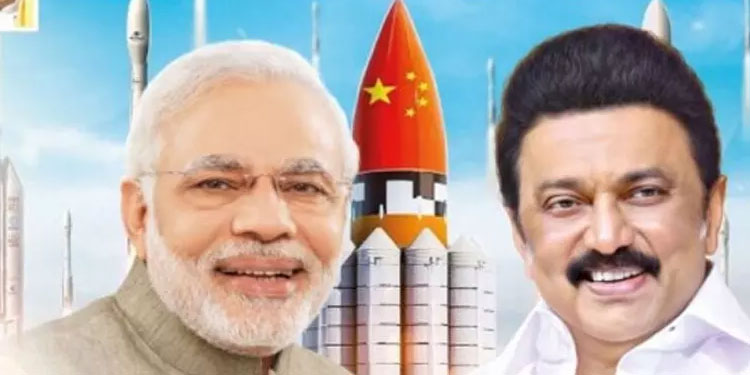 ഡി.എം.കെയുടെ പത്രപരസ്യത്തിൽ ചൈനീസ് റോക്കറ്റ്; വിമർശനവുമായി ബി.ജെ.പി