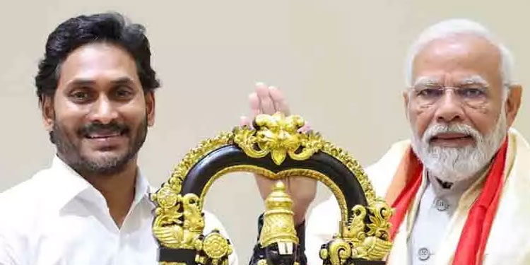 ബി.ജെ.പി നേതാക്കളുമായി കൂടിക്കാഴ്ച നടത്തി ജഗൻ റെഡ്ഡിയും ചന്ദ്രബാബു നായിഡുവും