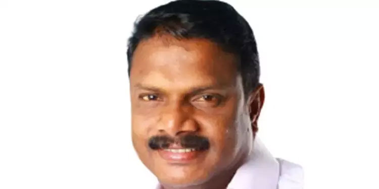 യു.ഡി.എഫ് മുൻ സ്ഥാനാർഥി ബൈജു കലാശാല മാവേലിക്കരയിൽ എൻ.ഡി.എ സ്ഥാനാർഥി