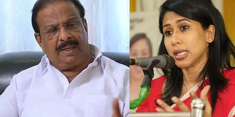 അവർ പാർടിയിൽ ആരുമല്ല; വിമർശനത്തിനു പിന്നാലെ ഷമയെ തള്ളി സുധാകരൻ