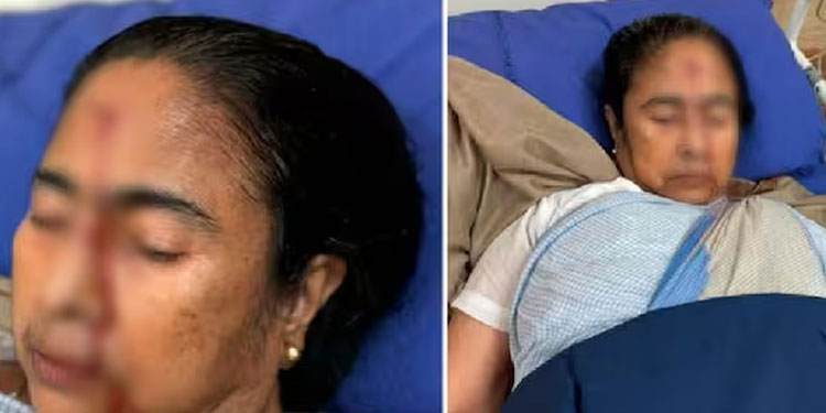 നെറ്റിയിൽ ആഴത്തിൽ മുറിവ്, ഗുരുതര പരിക്കേറ്റ പശ്ചിമ ബംഗാള്‍ മുഖ്യമന്ത്രി മമതാ ബാനര്‍ജി ആശുപത്രി വിട്ടു