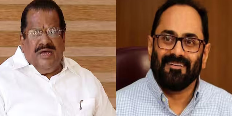 ഇപി ജയരാജനെ ഒരിക്കൽപോലും കണ്ടിട്ടില്ല, വിഡി സതീശന്റെ ആരോപണം തള്ളുന്നു: രാജീവ് ചന്ദ്രശേഖർ