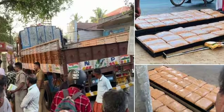 ഒഡീഷയിൽ നിന്ന് കൊടുങ്ങല്ലൂരിലേക്ക് വന്ന നാഷണൽ പെർമിറ്റ് ലോറിയെ കുറിച്ച് രഹസ്യവിവരം, പരിശോധിച്ചപ്പോൾ കഞ്ചാവ്