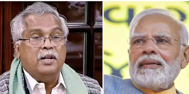 ശോഭ കരന്തലജെയുടെ വിദ്വേഷ പരാമർശത്തെ കുറിച്ച് പ്രധാനമന്ത്രി അഭിപ്രായം പറയണമെന്ന് ബിനോയ് വിശ്വം