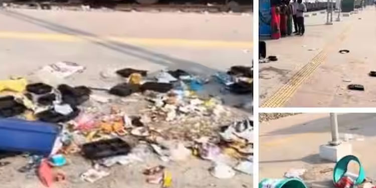 ഉദ്ഘാടനം കഴിഞ്ഞ രണ്ട് മാസം, വൃത്തിഹീനമായ അയോധ്യ റെയില്‍വേ സ്റ്റേഷന്‍റെ വീഡിയോ വൈറല്‍; പിന്നാലെ അരലക്ഷം പിഴ