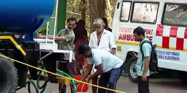 കോഴിക്കോട് മെഡിക്കൽ കോളജിലെ ജല വിതരണം വീണ്ടും നിലച്ചു