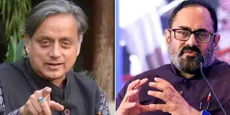 വോട്ടിന് പണം ആരോപണം; രാജീവ്‌ ചന്ദ്രശേഖരിന്റെ വക്കീൽ നോട്ടീസിന് മറുപടി നൽകി ശശി തരൂർ