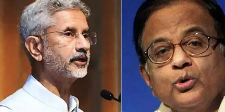 ‘സൗമ്യനായ ഉദ്യോഗസ്ഥനിൽനിന്ന് ആർ.എസ്.എസ് വക്താവായി’; എസ്. ജയശങ്കറിനെ വിമർശിച്ച് ചിദംബരം