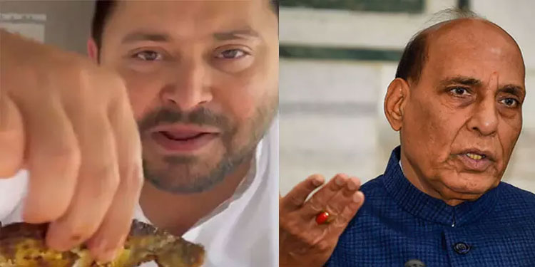 ‘ആനയെയോ കുതിര​യെയോ എന്തിനെയെങ്കിലും തിന്നോ, എന്തിനാണീ ഷോ’; ​മോദിക്ക് പിന്നാലെ ഭക്ഷണ വിവാദം ഏറ്റെടുത്ത് രാജ്നാഥ് സിങ്