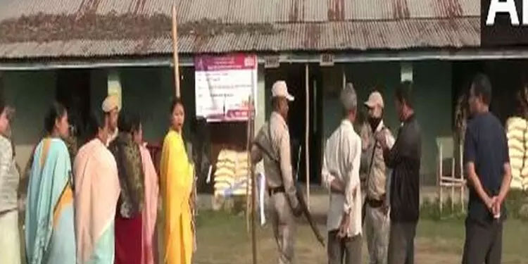 മ​ണി​പ്പൂ​രിലെ 11 ബൂത്തുകളിൽ റീപോളിങ് തുടങ്ങി