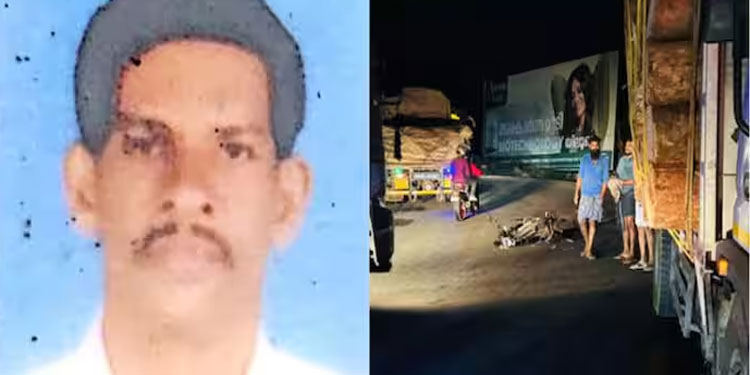 താമരശ്ശേരി ചുരം ഒന്നാം വളവിന് സമീപം ബൈക്കില്‍ ലോറിയിടിച്ച് മധ്യവയസ്‌കന്‍ മരിച്ചു