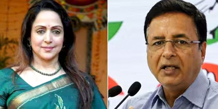 ഹേമ മാലിനിക്കെതിരെ മോശം പരാമര്‍ശം; ഇടപെട്ട് തെരഞ്ഞെടുപ്പ് കമ്മീഷൻ, രണ്‍ദീപ് സിങ് സുര്‍ജേവാലക്ക് നോട്ടീസ്