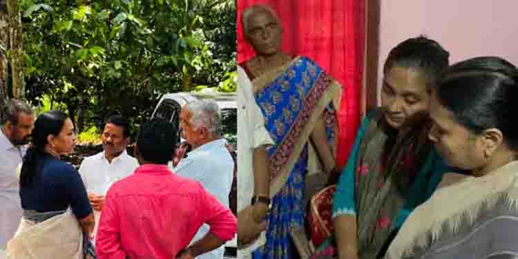 നഷ്ടപരിഹാരം ഉടൻ ലഭ്യമാക്കും; കാട്ടാന ആക്രമണത്തില്‍ കൊല്ലപ്പെട്ട ബിജുവിന്‍റെ വീട്ടിലെത്തി മന്ത്രി വീണ ജോർജ്