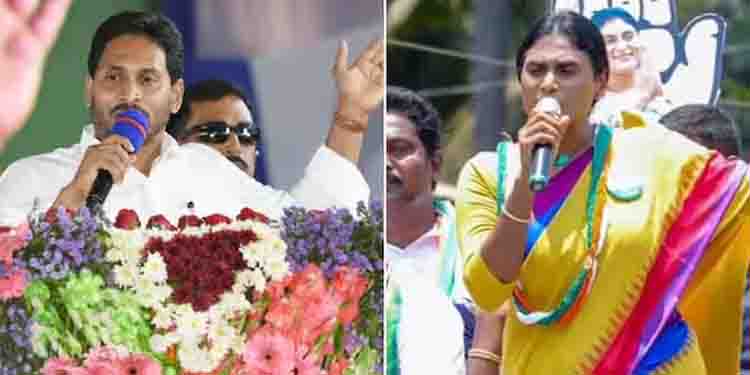 ശർമ്മിളയുടെ സാരിയുടെ നിറം മഞ്ഞ, പ്രചാരണ ആയുധമാക്കി ജഗൻ, കലങ്ങി മറിഞ്ഞ് ആന്ധ്ര രാഷ്ട്രീയം