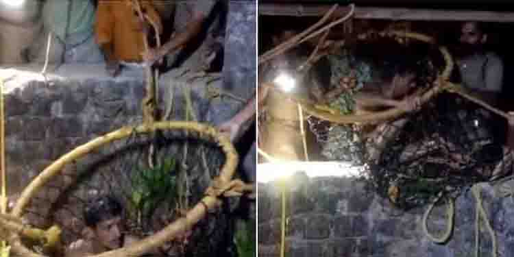 പൂച്ചയെ രക്ഷിക്കാൻ കിണറ്റിലിറങ്ങി കുടുങ്ങിയ യുവാവിനെ ഫയർഫോഴ്സെത്തി രക്ഷിച്ചു