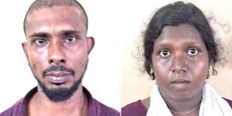 സ്കൂട്ടറിൽ സഞ്ചരിച്ച പെൺകുട്ടിയെ ഇടിച്ചുവീഴ്ത്തി രക്ഷിക്കാനെന്ന വ്യാജേന സ്വർണാഭരണം കവർന്നു, ദമ്പതികൾ പിടിയിൽ