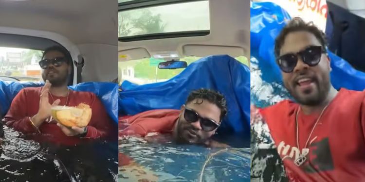 കാറിലെ സ്വിമ്മിംഗ് പൂള്‍ അറിവില്ലായ്മകൊണ്ട് ; കടുത്ത നടപടികളിലേക്ക് കടക്കരുതെന്ന് സഞ്ജു ടെക്കി