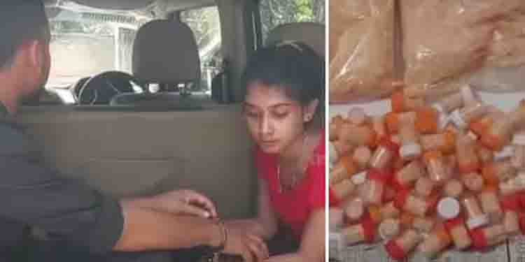 ശരീരത്തിൽ സെലോടേപ്പ് ഉപയോഗിച്ച് കെട്ടിവയ്ക്കും, യുവതിയു‌ടെ അതിബുദ്ധി പൊളിച്ച് എക്സൈസ്; ഹെറോയിൻ പിടിച്ചു