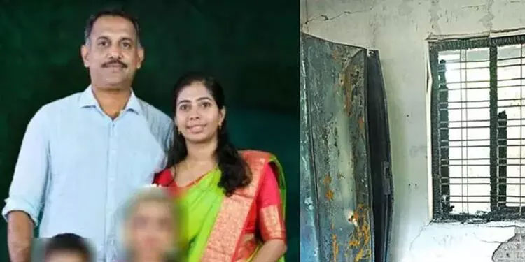 കിടപ്പുമുറിക്ക് തീപിടിച്ച് നാലുപേർ മരിച്ചതിൽ ദുരൂഹതയില്ലെന്ന് പൊലീസ്