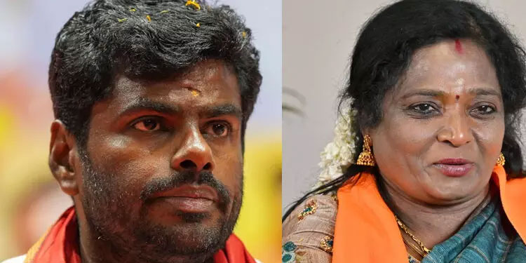 അണ്ണാമലൈ, തമിഴിസൈ എന്നിവർക്കെതിരെ വിമർശനം; തമിഴ്നാട്ടിൽ രണ്ട് ബി.ജെ.പി നേതാക്കൾ പുറത്ത്
