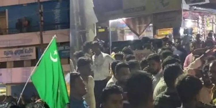 പച്ചക്കൊടി ഉയർത്തിയതിനെച്ചൊല്ലിയുള്ള സംഘർഷം: കെ.എസ്.യുവിന്‍റെ പരാതിയിൽ എം.എസ്.എഫ് പ്രവർത്തകർക്കെതിരെ കേസ്