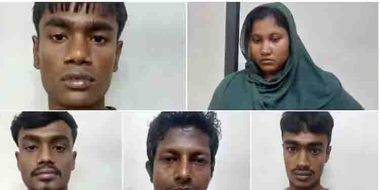 അതിരാവിലെ ഉണർന്ന സെക്യൂരിറ്റി കണ്ടത് രഹ്നയെയും കൂട്ടാളിയെയും; പിടിവീണത് 5 അംഗ മോഷണ സംഘത്തിന്