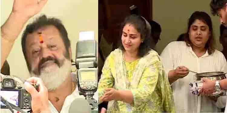 ‘തൃശൂരെടുത്ത്’ സുരേഷ് ഗോപി; ലീഡ് 70000 കടന്നു, വീട്ടില് ആഘോഷം, മധുരം നല്കി ഭാര്യ രാധിക