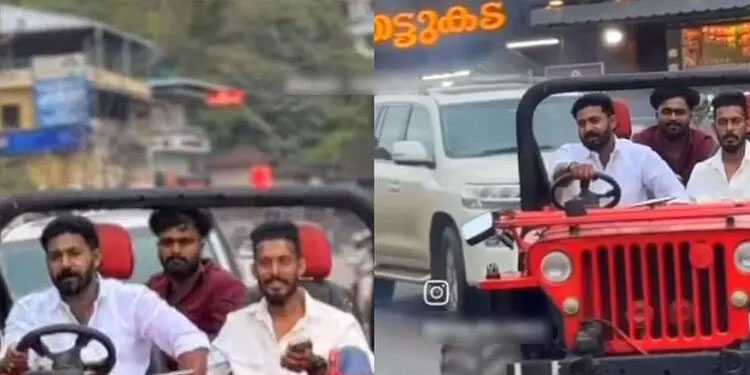 ആകാശ് തില്ല​ങ്കേരിയുടെ ഡ്രൈവിങ്: സ്വമേധയാ കേസെടുക്കുമെന്ന് ഹൈകോടതി; ആർ.സി സസ്പെൻ‍ഡ് ചെയ്യാൻ നടപടി
