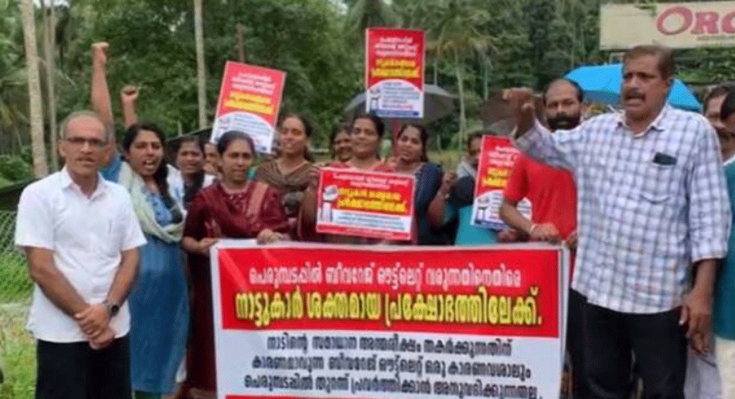 ബീവറേജസ് കോർപറേഷന്‍റെ പുതിയ വിൽപന കേന്ദ്രം തുറക്കാനുള്ള നടപടികൾക്കെതിരെ നാട്ടുകാരുടെ പ്രതിഷേധം