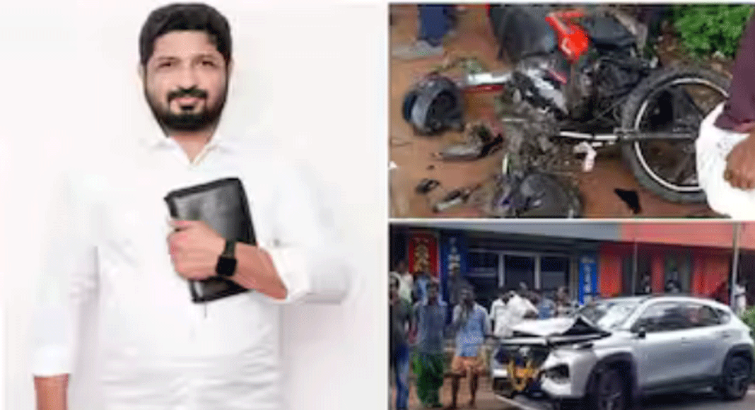കൊല്ലം തിരുമംഗലം ദേശീയപാതയിലുണ്ടായ വാഹനാപകടത്തിൽ സുവിശേഷകൻ മരിച്ചു