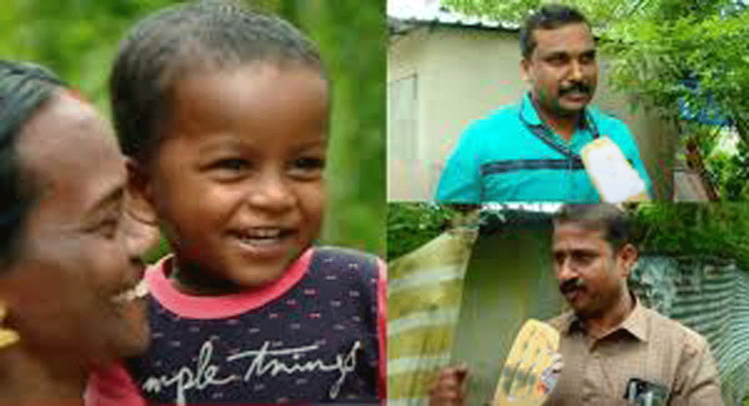 വീടിനടുത്തുള്ള തോട്ടിൽ വീണ രണ്ട് വയസ്സുകാരനും ബന്ധുവിനും രക്ഷകരായി റവന്യു ഉദ്യോഗസ്ഥർ