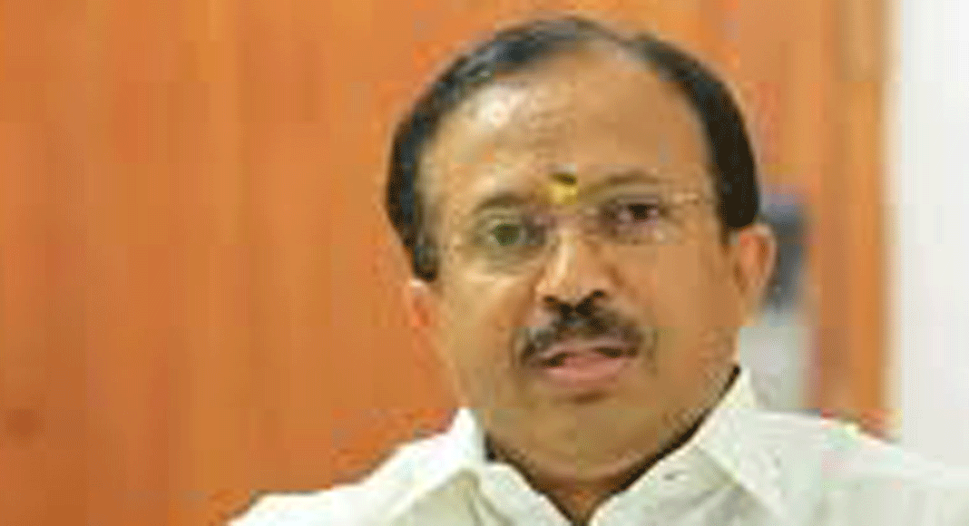 തിരുവനന്തപുരം മേയർ ആര്യാ രാജേന്ദ്രനെതിരെ വി മുരളീധരൻ