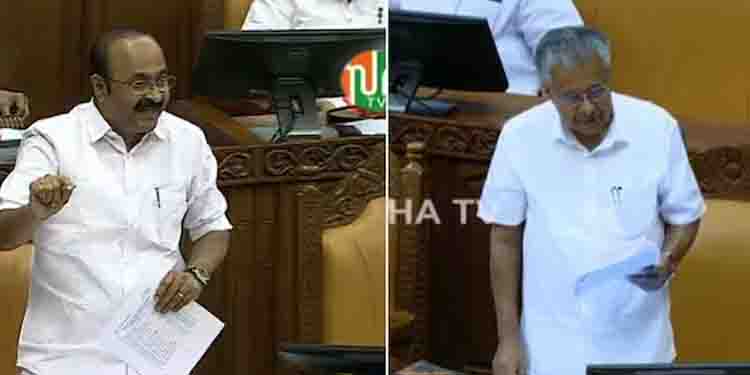 നിങ്ങൾ മഹാരാജാവല്ല, കേരളാ മുഖ്യമന്ത്രിയെന്ന് സതീശൻ; പിണറായിയുടെ മറുപടി, സഭയിൽ വാക്ക്പോര്