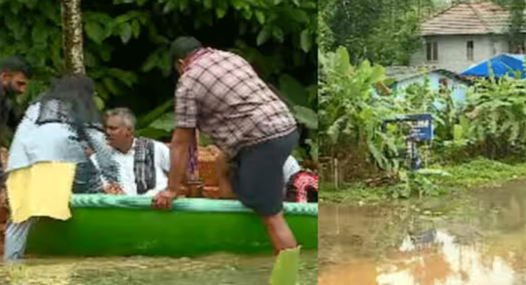 കനത്ത മഴ ; മാനന്തവാടി വാളാട് കൂടംകുന്നിലെ 200 വീട്ടുകാർ ഒറ്റപെട്ടു