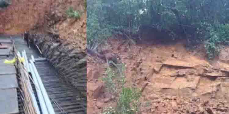 പേര്യ ചുരം റോഡ് പുനര്‍നിര്‍മാണത്തിനിടെ മണ്ണിടിഞ്ഞ് വീണ് അപകടം; ഒരാള്‍ മരിച്ചു, രണ്ടു പേര്‍ക്ക് ഗുരുതര പരിക്ക്