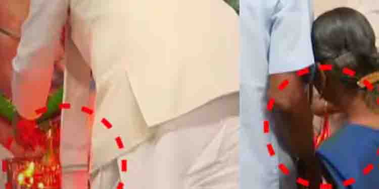 ഗവർണറുടെ ഷാളിന് തീപിടിച്ചു; പാലക്കാട് ശബരി ആശ്രമത്തിലെ ചടങ്ങിനിടെ സംഭവം