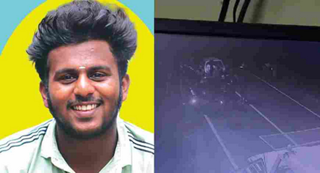 വാഹനം അപകടത്തിൽപെട്ട് അരമണിക്കൂറോളം വഴിയിൽ കിടന്ന യുവാവിന് ദാരുണാന്ത്യം