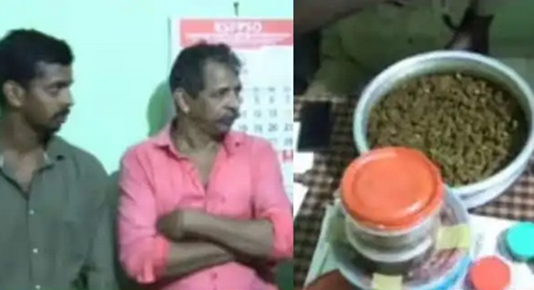 മലപ്പുറം  വെണ്ടേക്കുംപൊട്ടിയിൽ കാട്ടിറച്ചിയുമായി രണ്ട് പേർ പിടിയിൽ