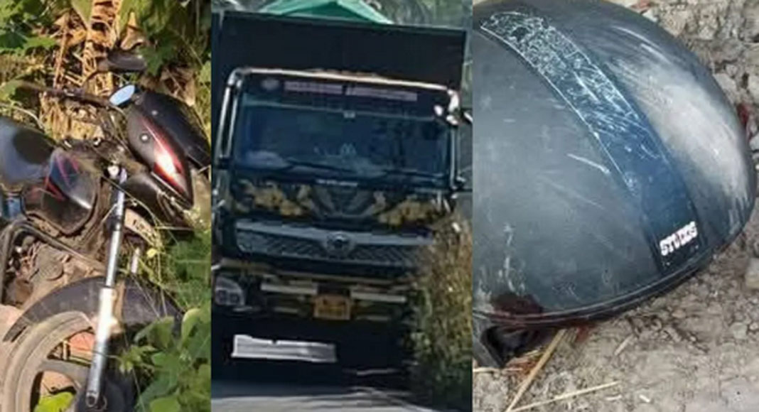 കല്ലറ – വെച്ചൂര്‍ റോഡില്‍ ബൈക്കും ടോറസ് ലോറിയും കൂട്ടിയിടിച്ച് അപകടം ; ബൈക്ക് യാത്രക്കാരന് ഗുരുതര പരുക്ക്
