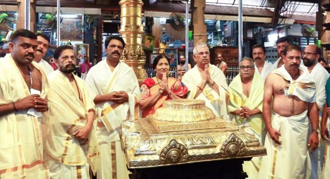 ഗുരുവായൂർ ക്ഷേത്ര ദർശനം നടത്തി കേരള ഗവർണർ രാജേന്ദ്ര വിശ്വനാഥ് ആർലേക്കർ